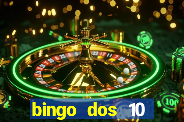 bingo dos 10 mandamentos da lei de deus